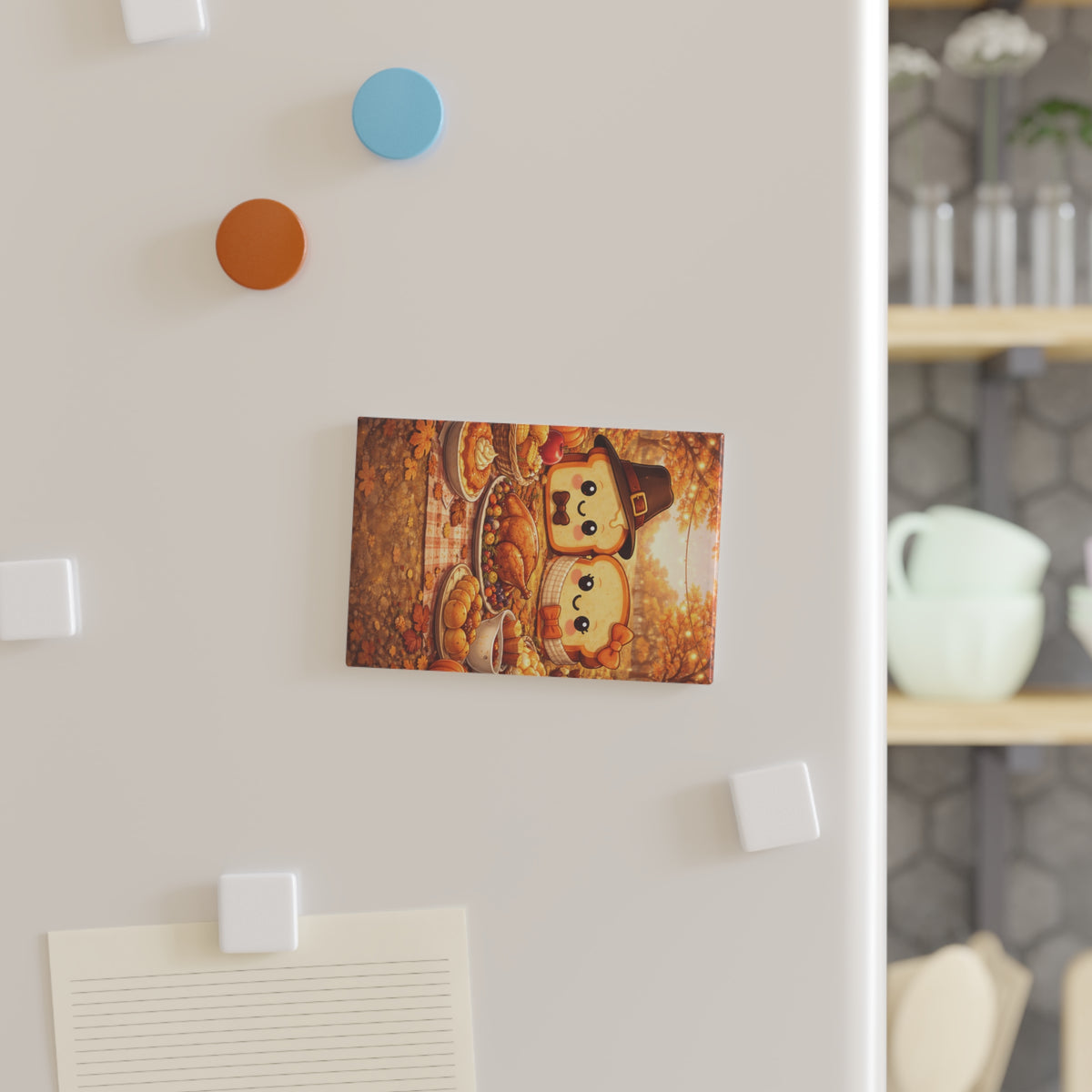 November Toasty Couple Rectangle Magnet