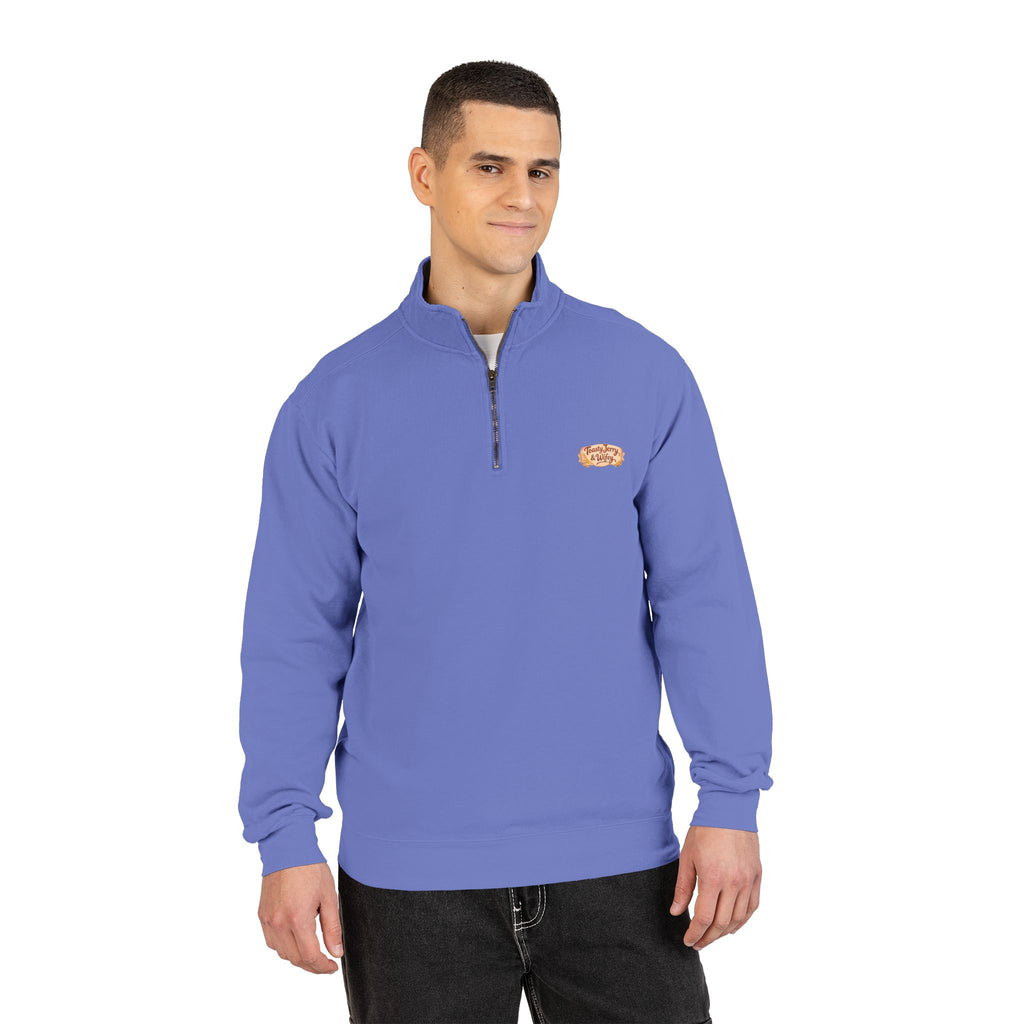 Kawaii Toast Couple Quarter-Zip Sweatshirt