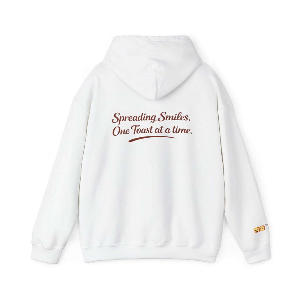Lightweight Hoodie — "Spreading Smiles, One Toast at a Time." Graph Hoodie