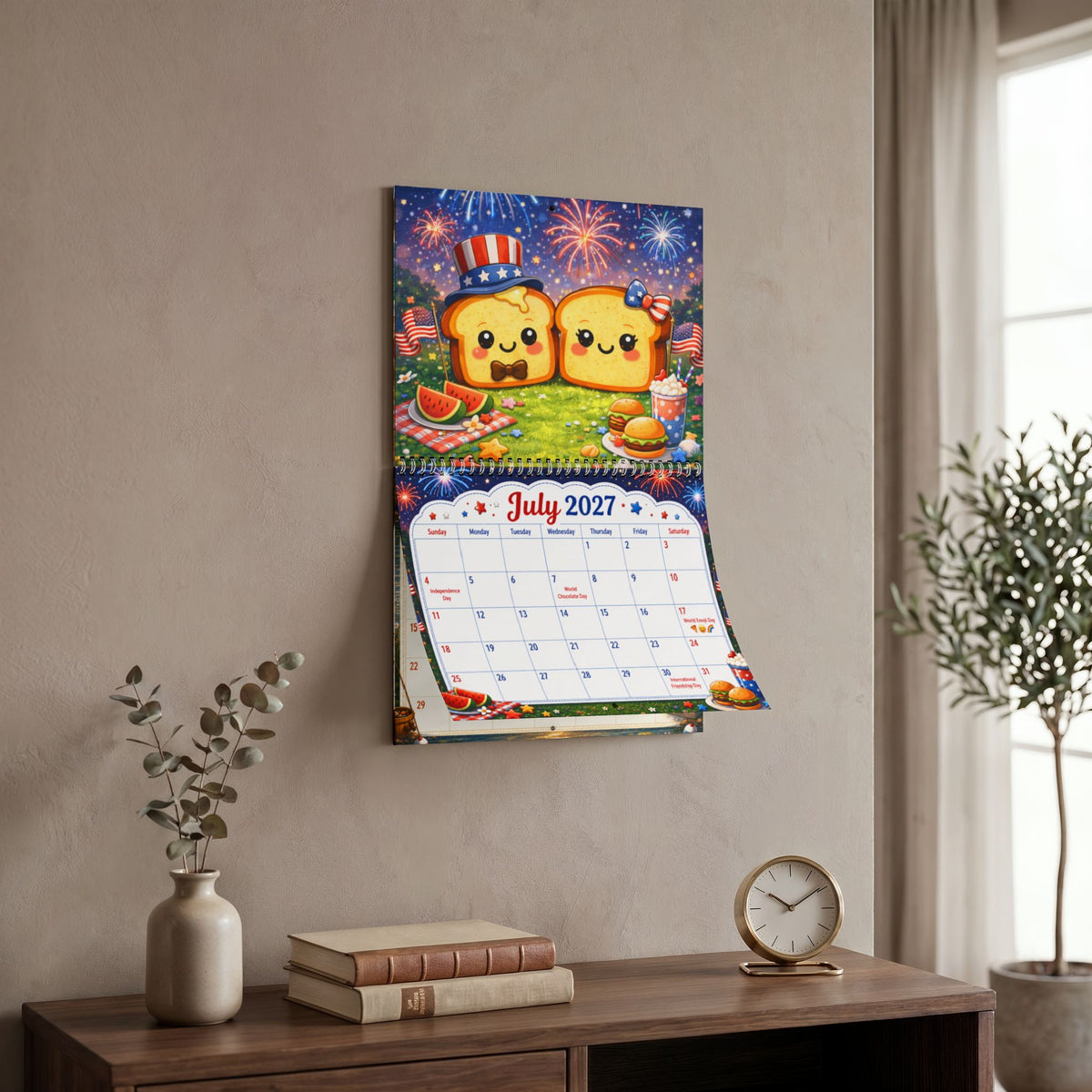 Toasty Jerry & Wifey 2027 Wall Calendar