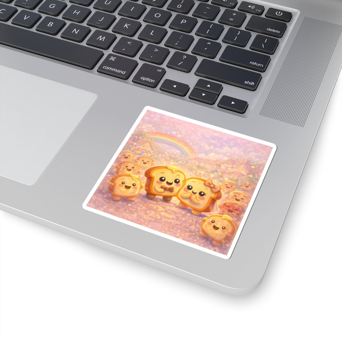 Kawaii Toast Friends Sticker