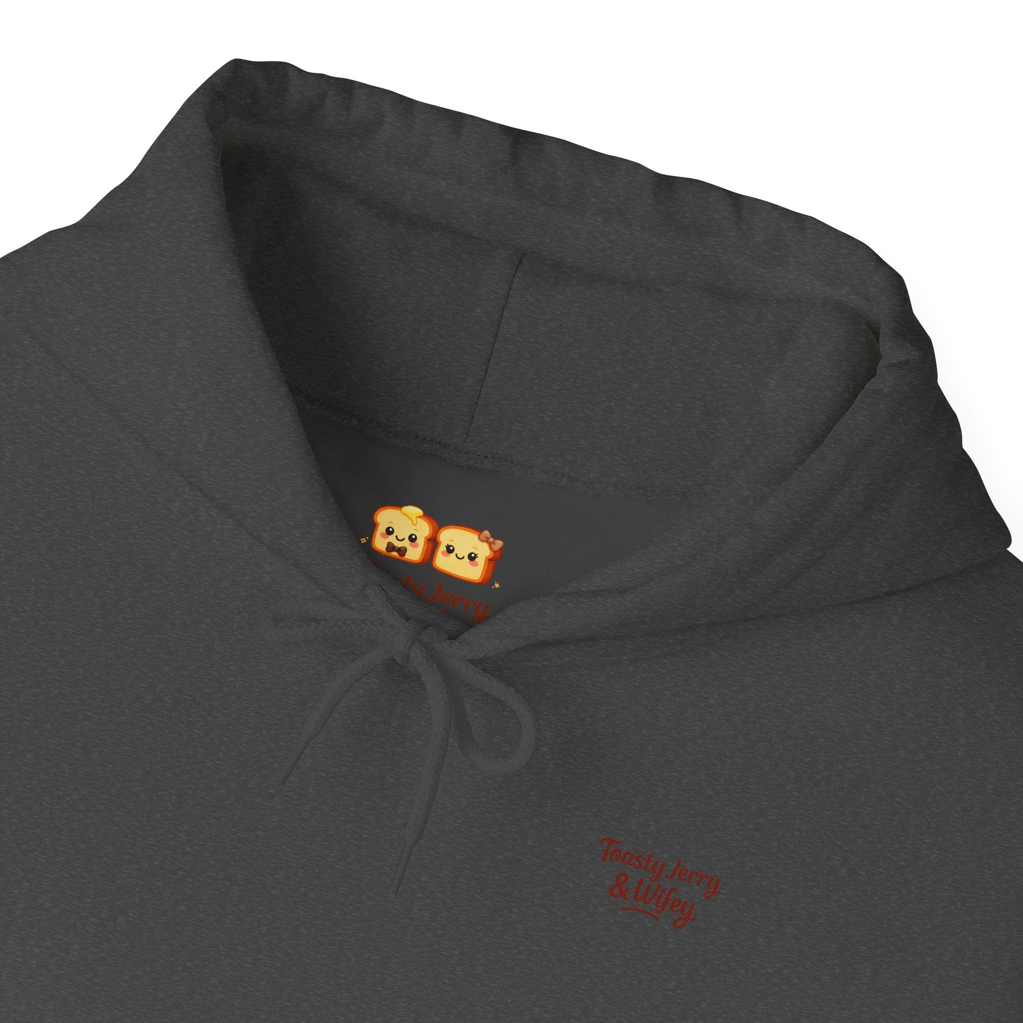 Lightweight Hoodie - ToastyJerry & Wifey Hoodie (Small Text Front)