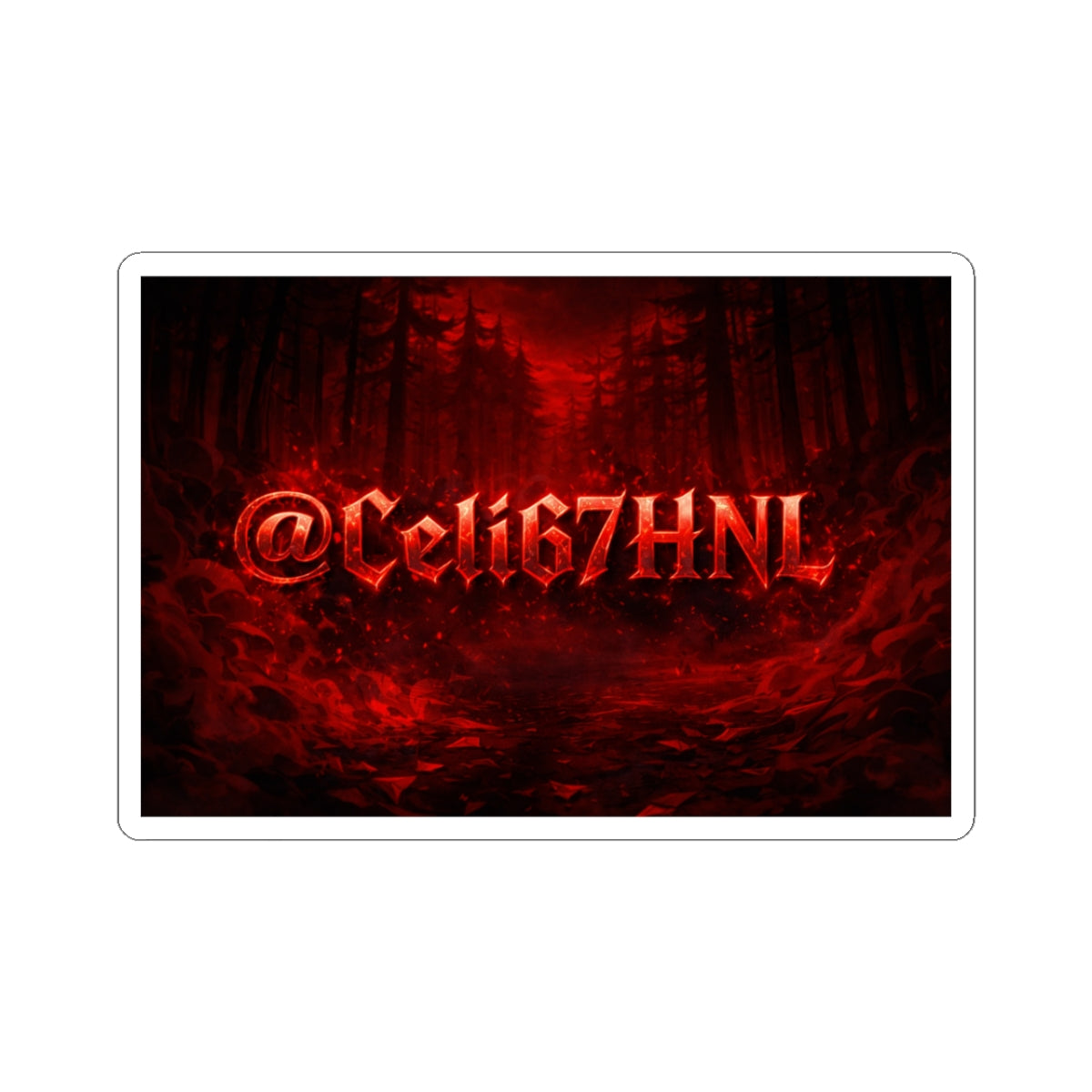 Kiss-Cut Sticker – @Celi67HNL