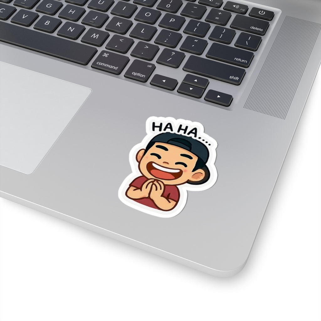 Laughing Emoji Sticker — Toasty Jerry Kiss-Cut Sticker