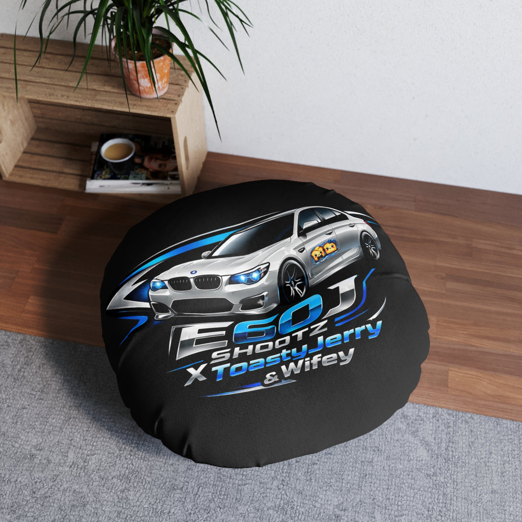 E60J x ToastyJerry & Wifey Collab - Round Tufted Pillow