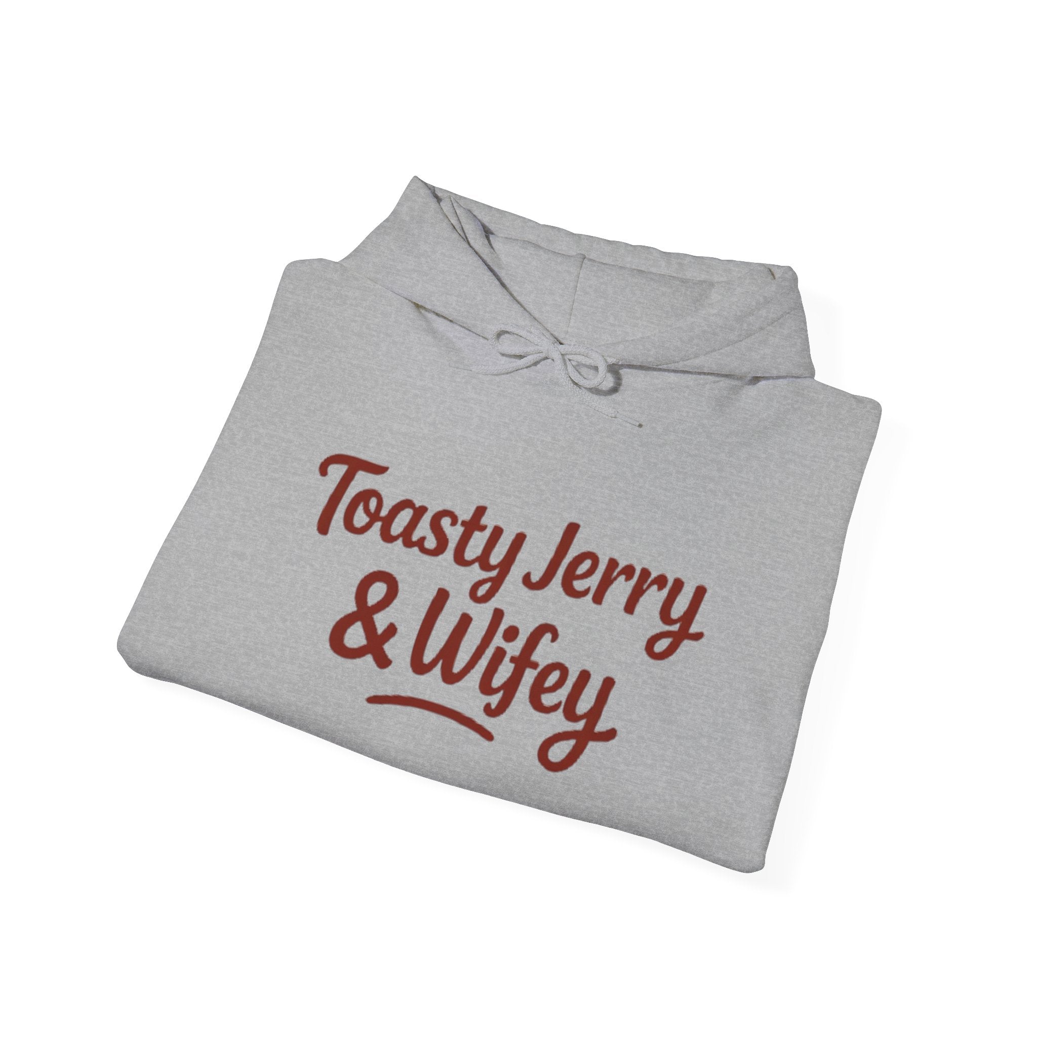 Lightweight Hoodie - ToastyJerry & Wifey Hoodie (Large text)