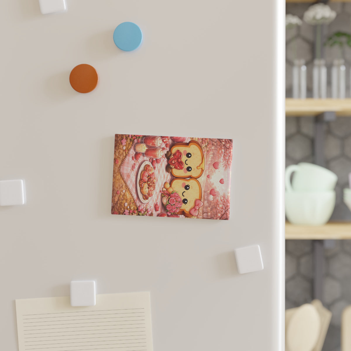 February Toasty Couple Rectangle Magnet