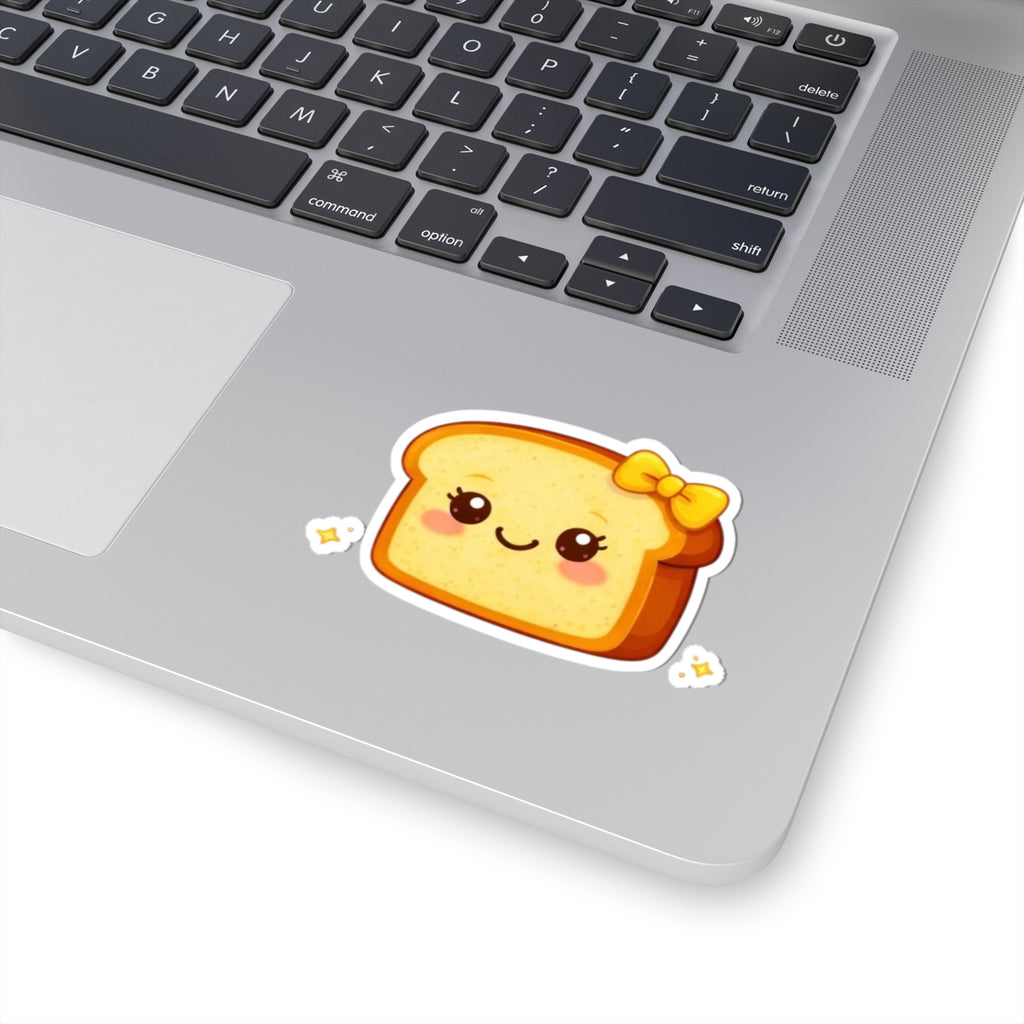 Kiss-Cut  Sticker — Toasty Yellow Bow