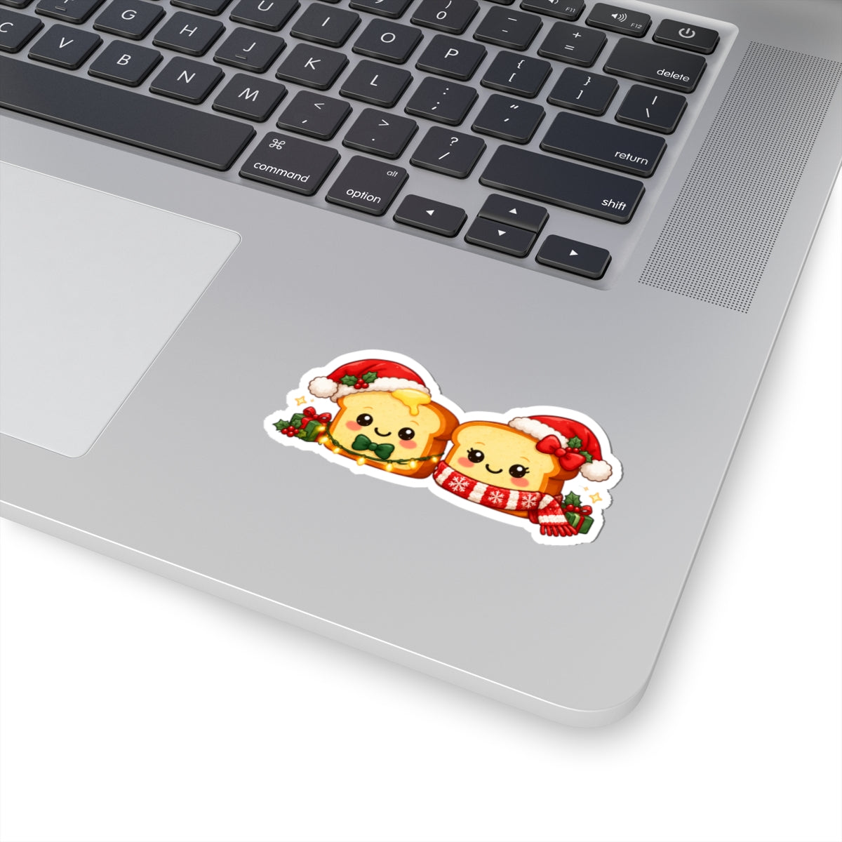 Cute Christmas Toast Kiss-Cut Sticker #2
