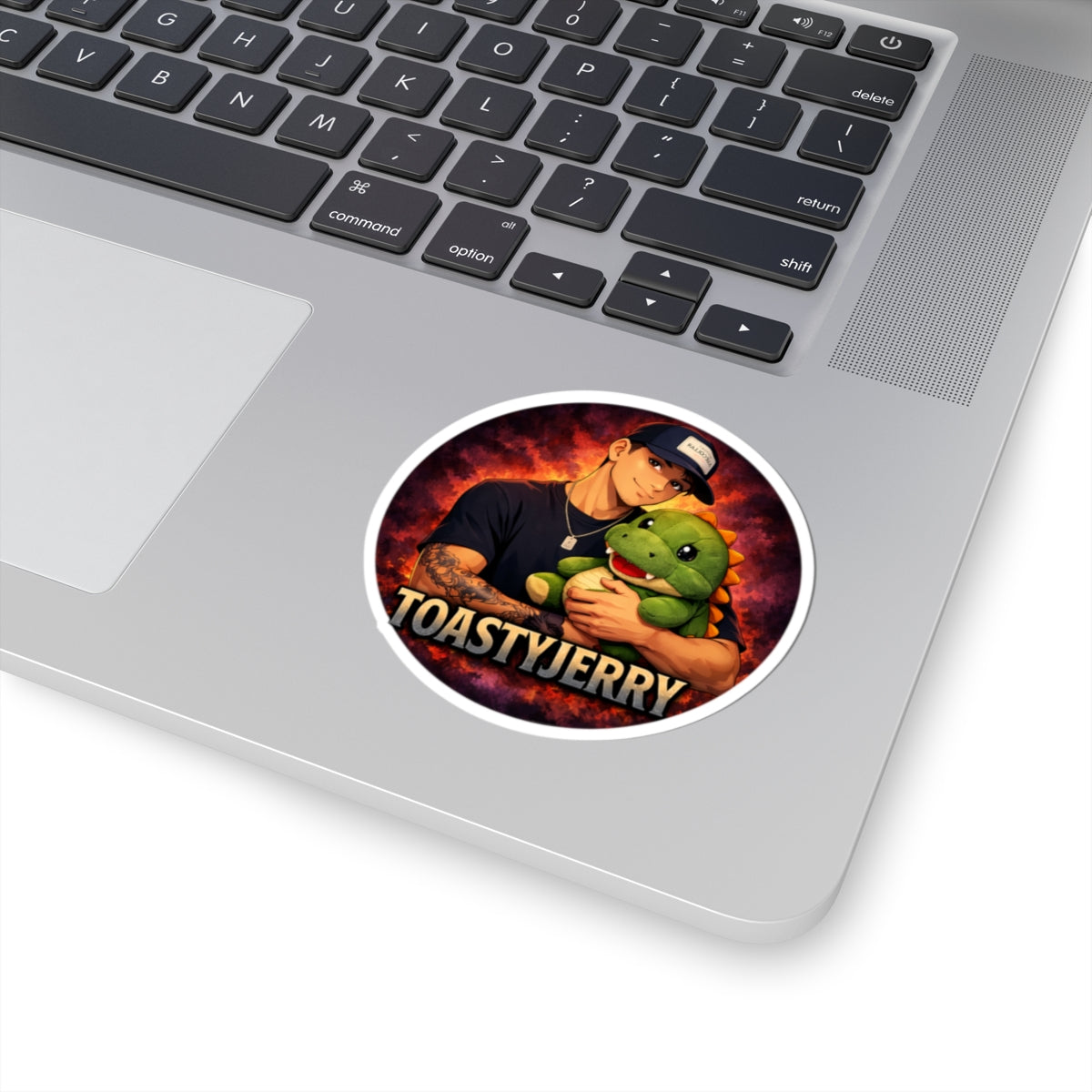 Kiss-Cut Sticker - ToastyJerry with Plushy Dino