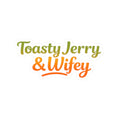 Kiss-Cut Sticker — "Toasty Jerry & Wifey" Dark Green + Orange