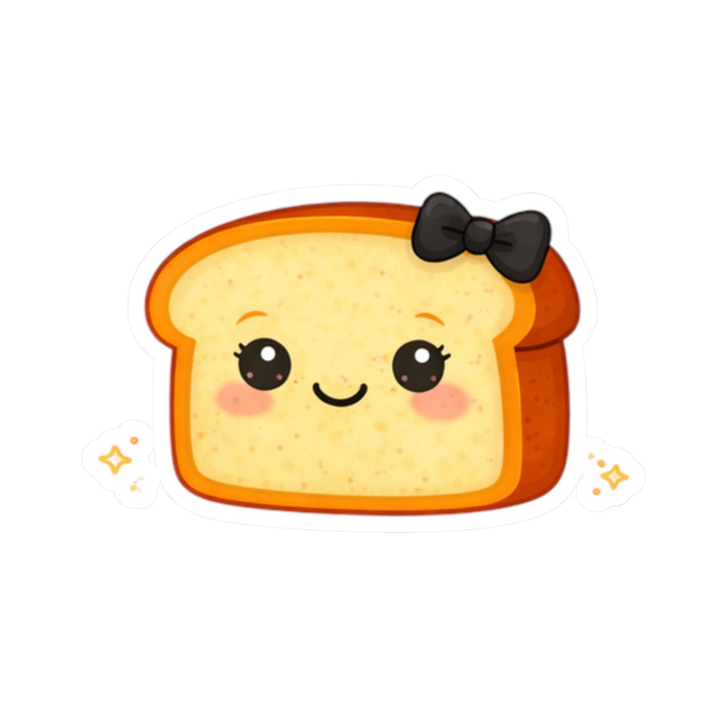 Kiss-Cut Sticker — Toasty Black Bow