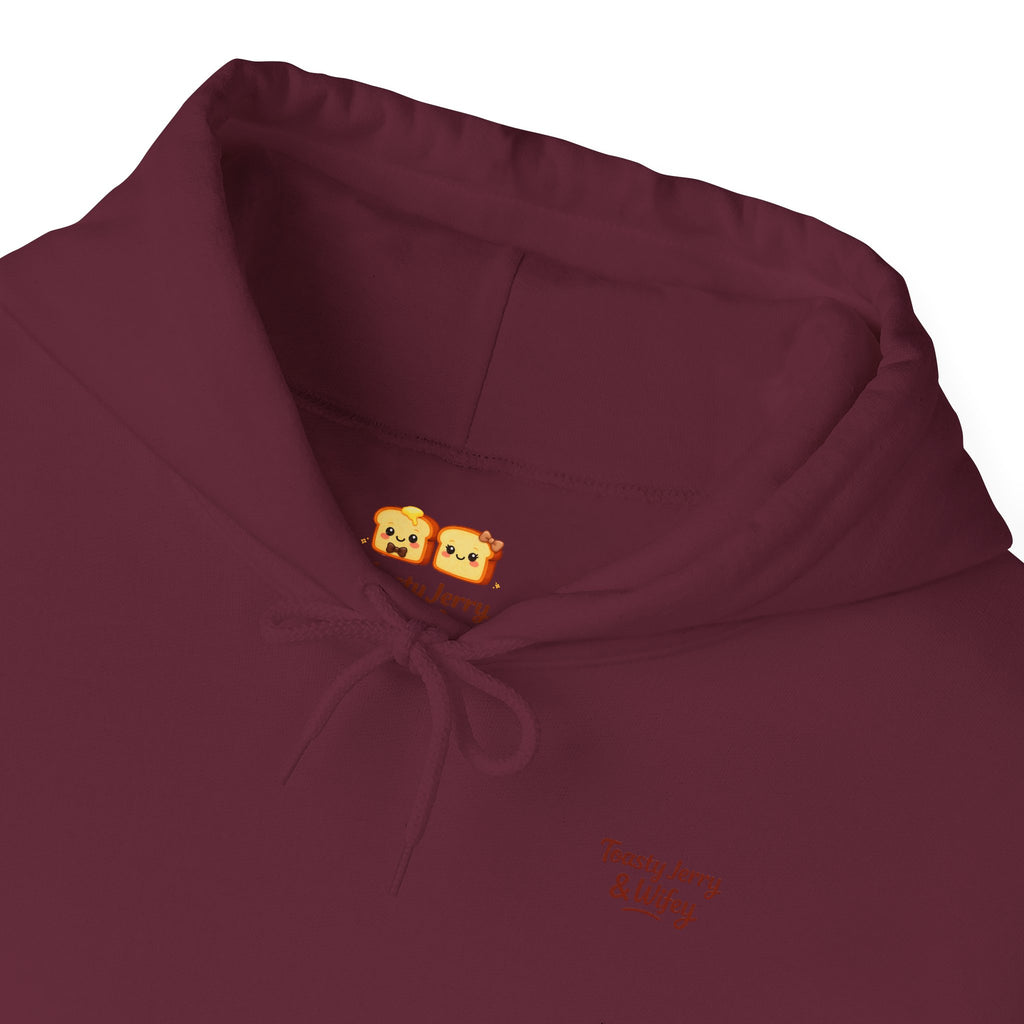 Lightweight Hoodie - ToastyJerry & Wifey Hoodie (Small Text Front)
