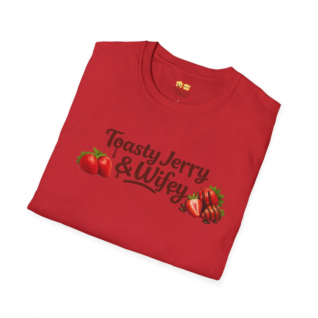 "Toasty Jerry & Wifey" Strawberry + Chocolate T-Shirt