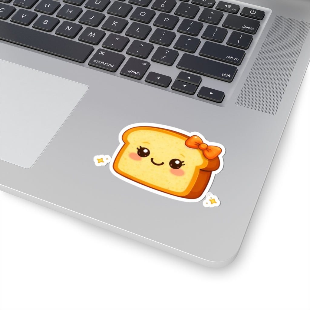 Kiss-Cut  Sticker — Toasty Orange Bow