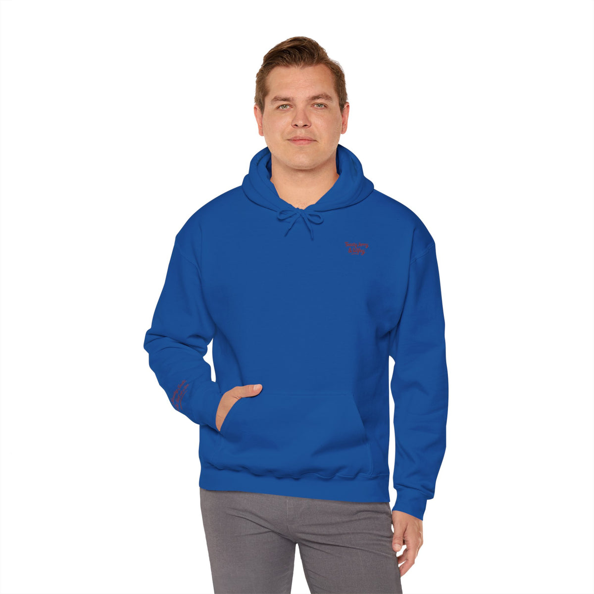 Lightweight Hoodie - ToastyJerry & Wifey Hoodie (Small Text Front)