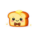 Kiss-Cut Sticker — Toasty Brown Bowtie