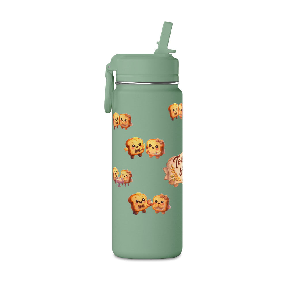 Toasty Jerry & Wifey Story Book - 20oz Stainless Sports Bottle