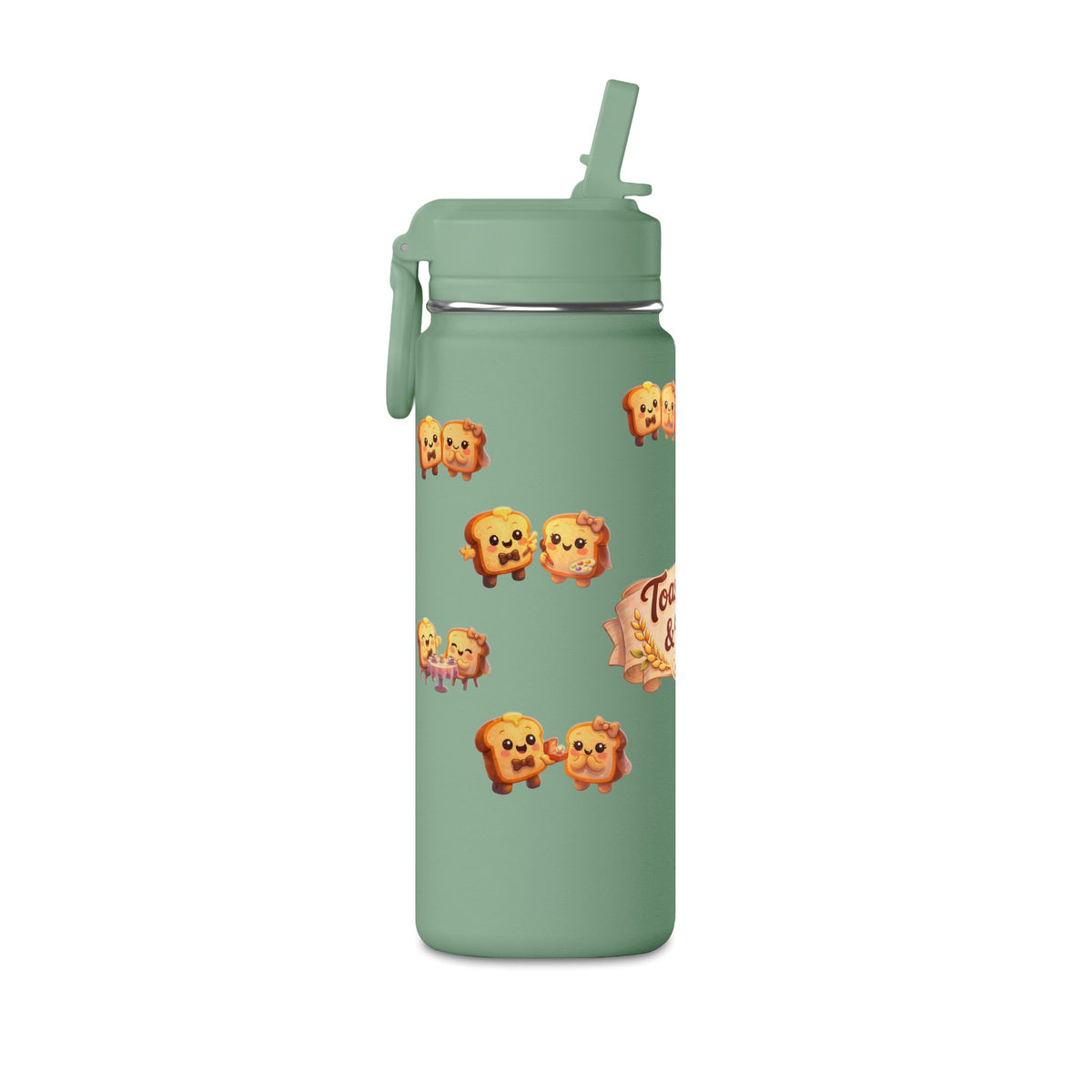 Toasty Jerry & Wifey Story Book - 20oz Stainless Sports Bottle