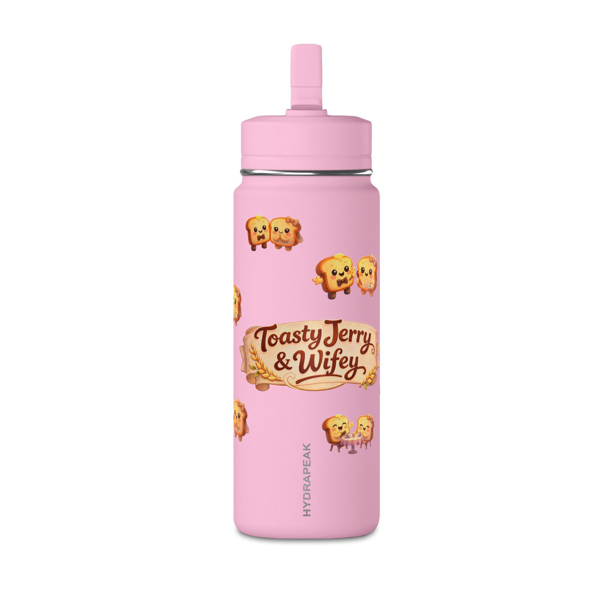 Toasty Jerry & Wifey Story Book - 20oz Stainless Sports Bottle