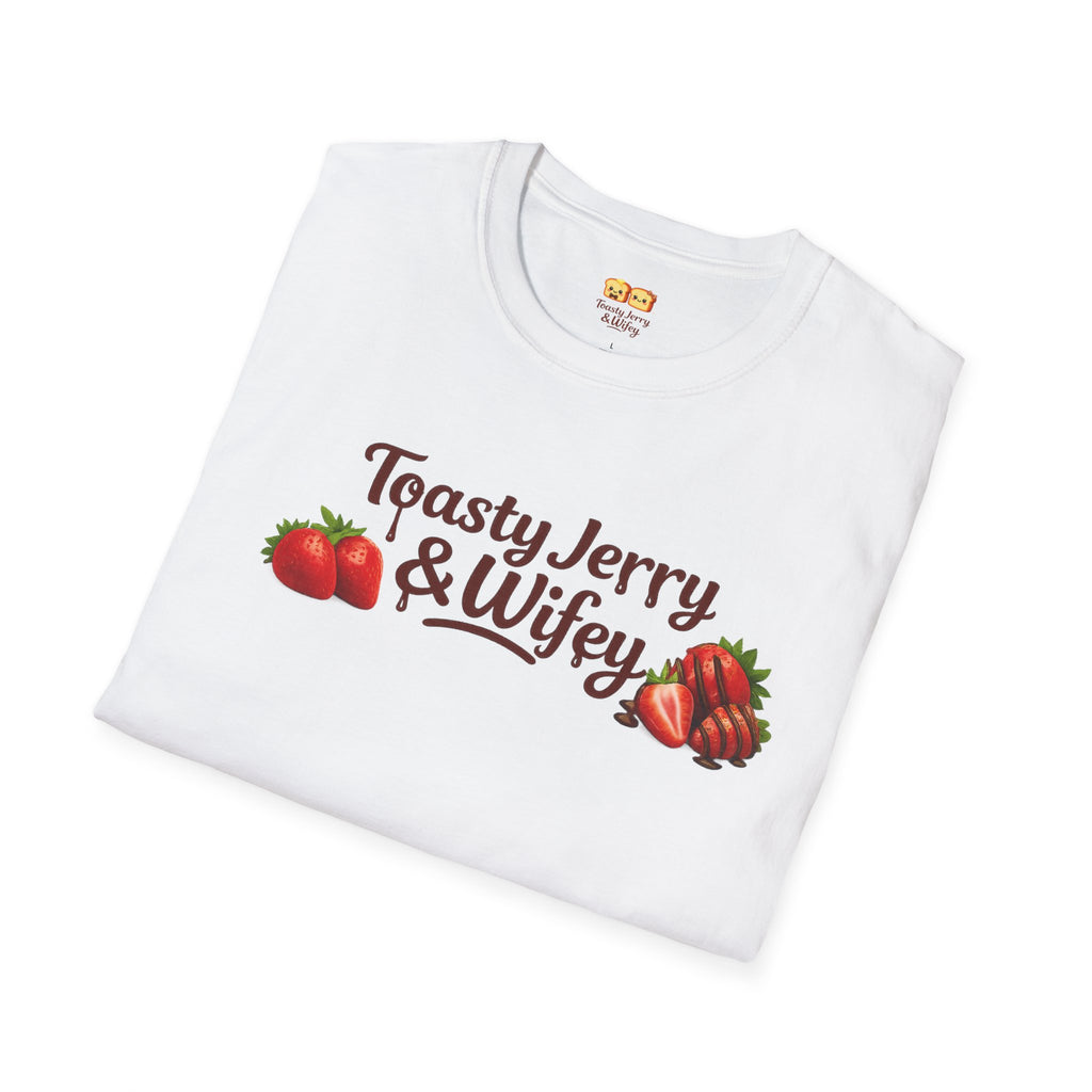 "Toasty Jerry & Wifey" Strawberry + Chocolate T-Shirt