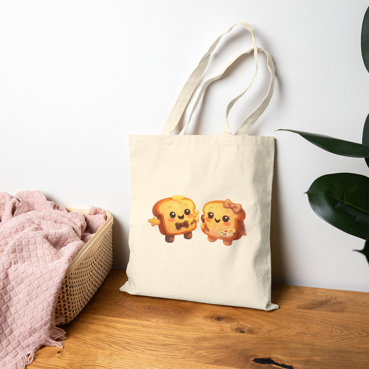 Canvas Tote — Toasty Jerry & Wifey Story Book