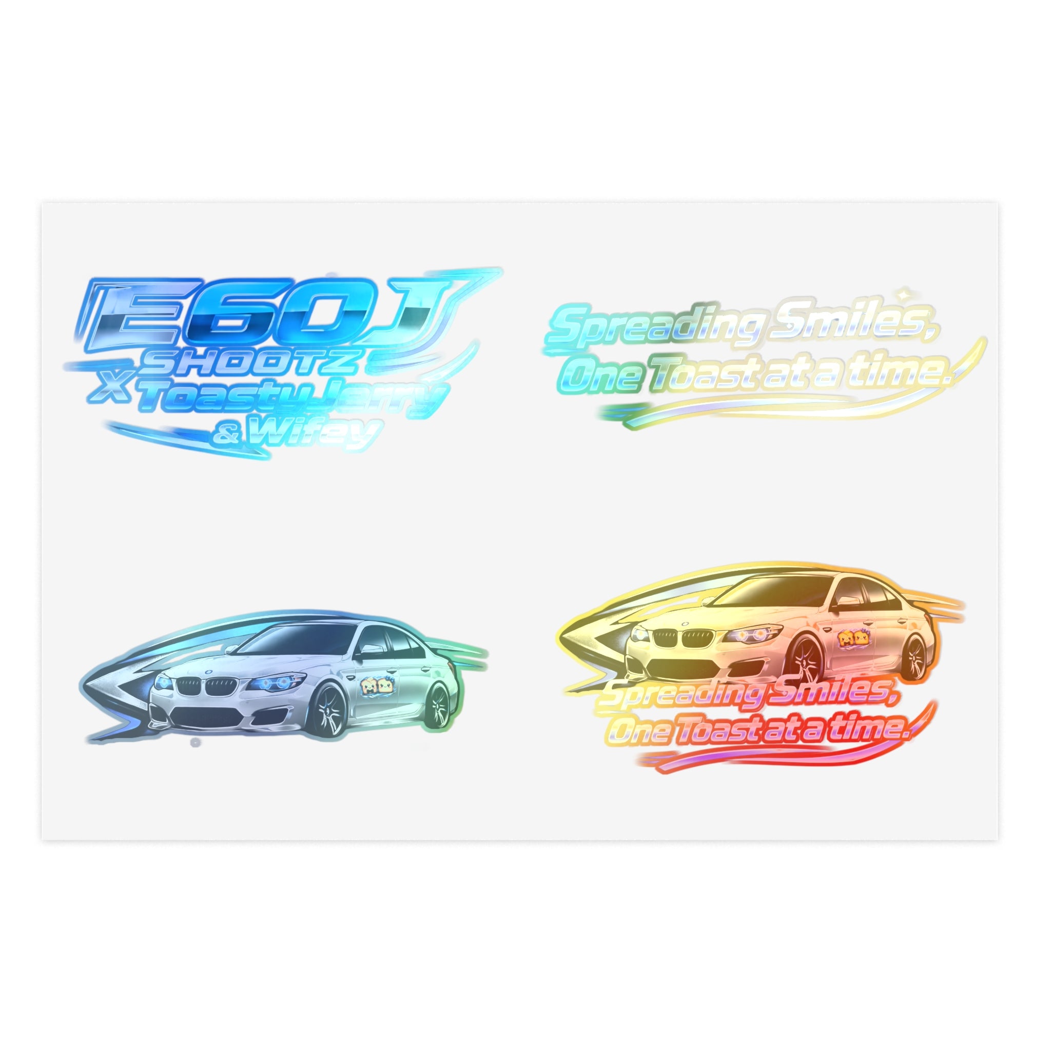 E60J x ToastyJerry & Wifey Collab - Sticker Sheet