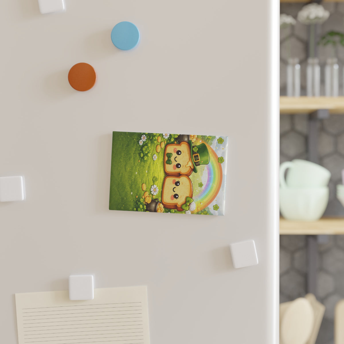 March Toasty Couple Rectangle Magnet