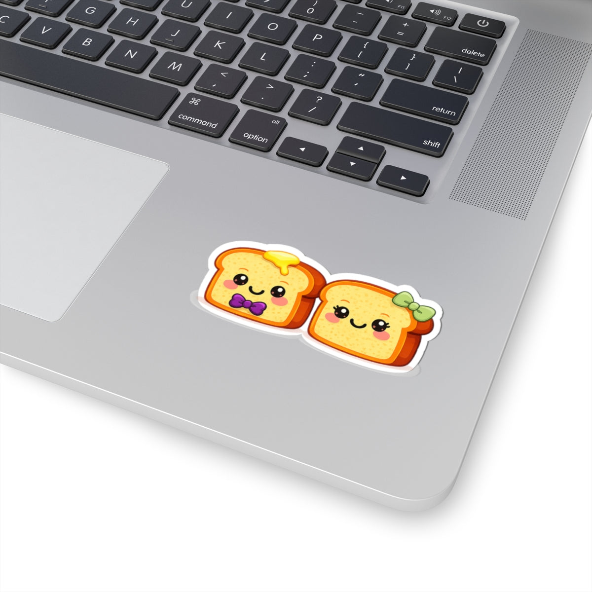 Kiss-Cut Sticker — Toasty Couple Purple + Light Green