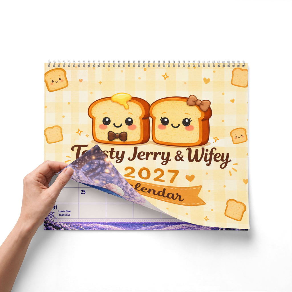 Toasty Jerry & Wifey 2027 Wall Calendar