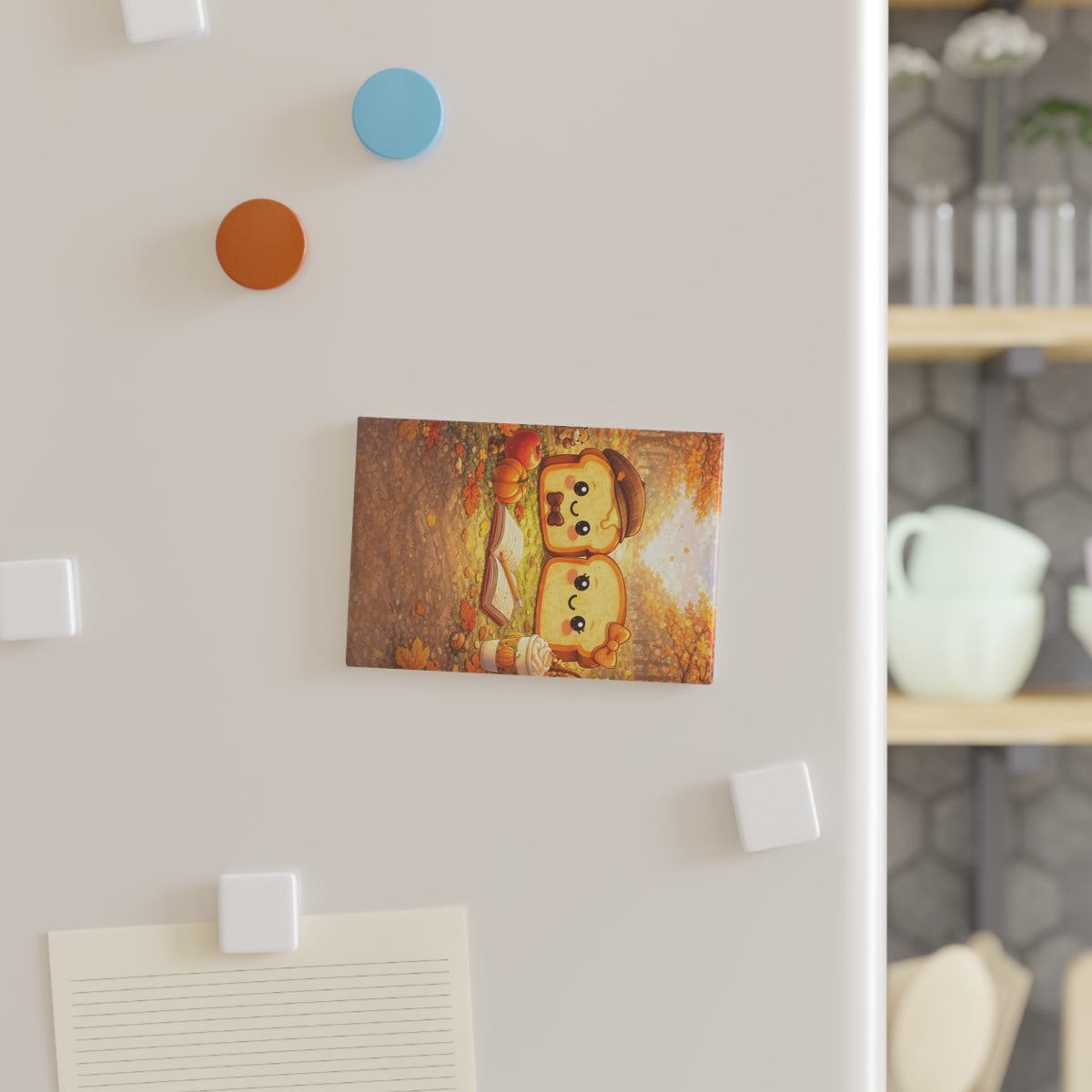 September Toasty Couple Rectangle Magnet