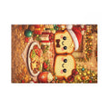 December Toasty Couple Rectangle Magnet