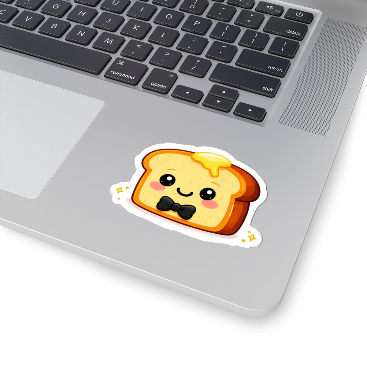 Kiss-Cut Sticker — Toasty Black Bowtie