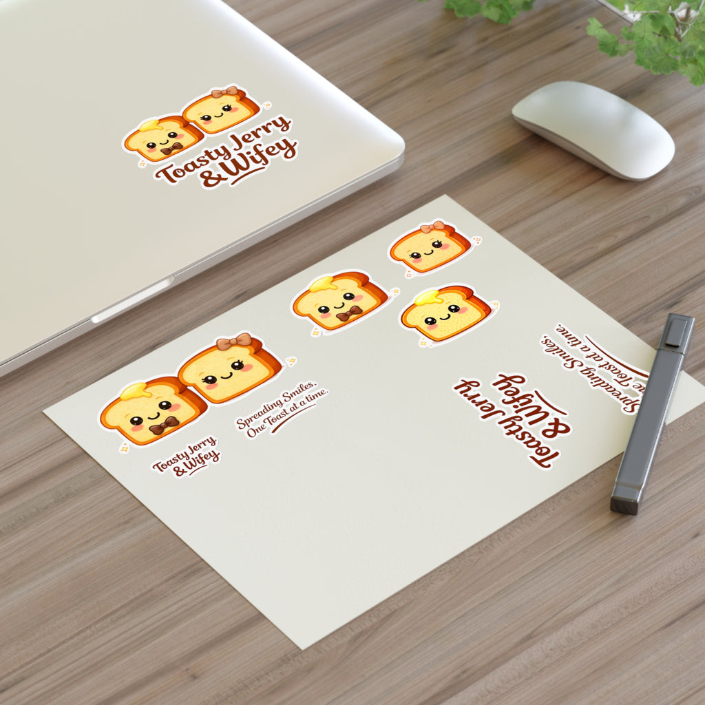 ToastyJerry and Wifey Stickers Sheet