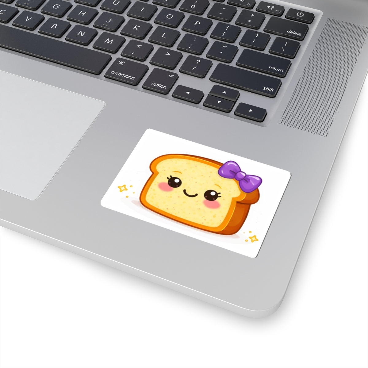 Kiss-Cut Sticker – Toasty Purple Bow