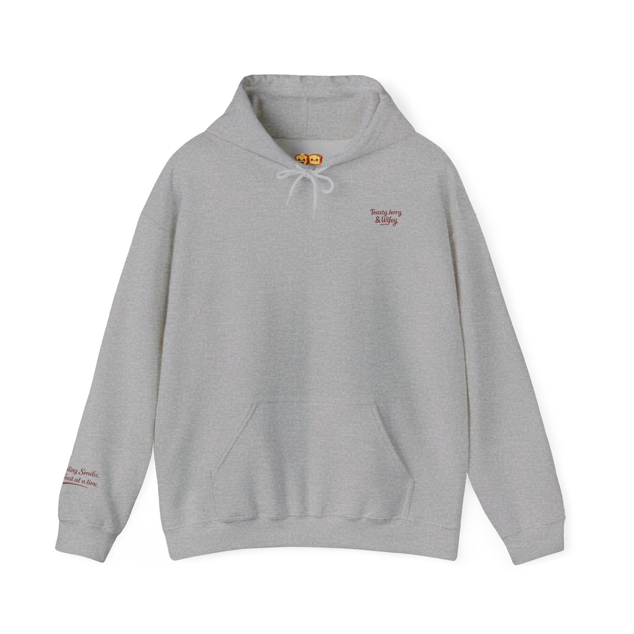 Lightweight Hoodie - ToastyJerry & Wifey Hoodie (Small Text Front)