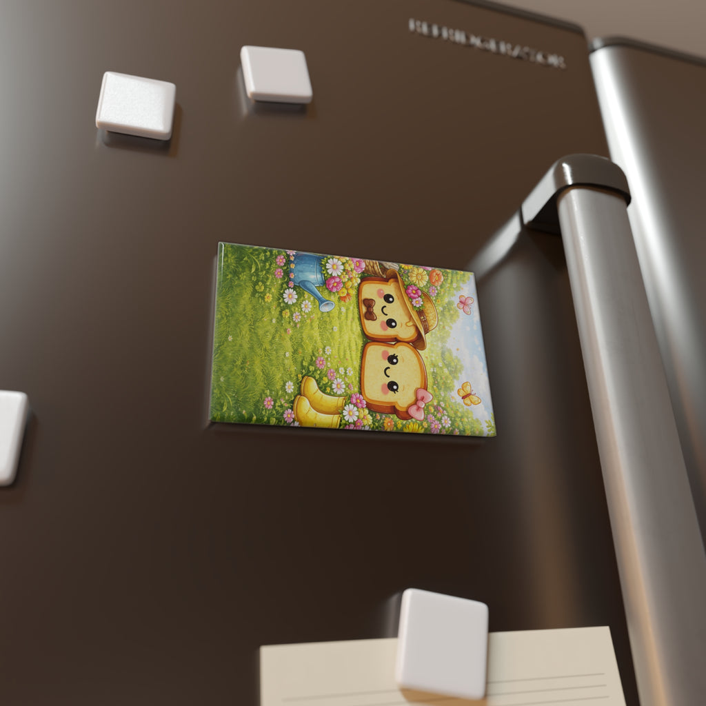 May Toasty Couple Rectangle Magnet