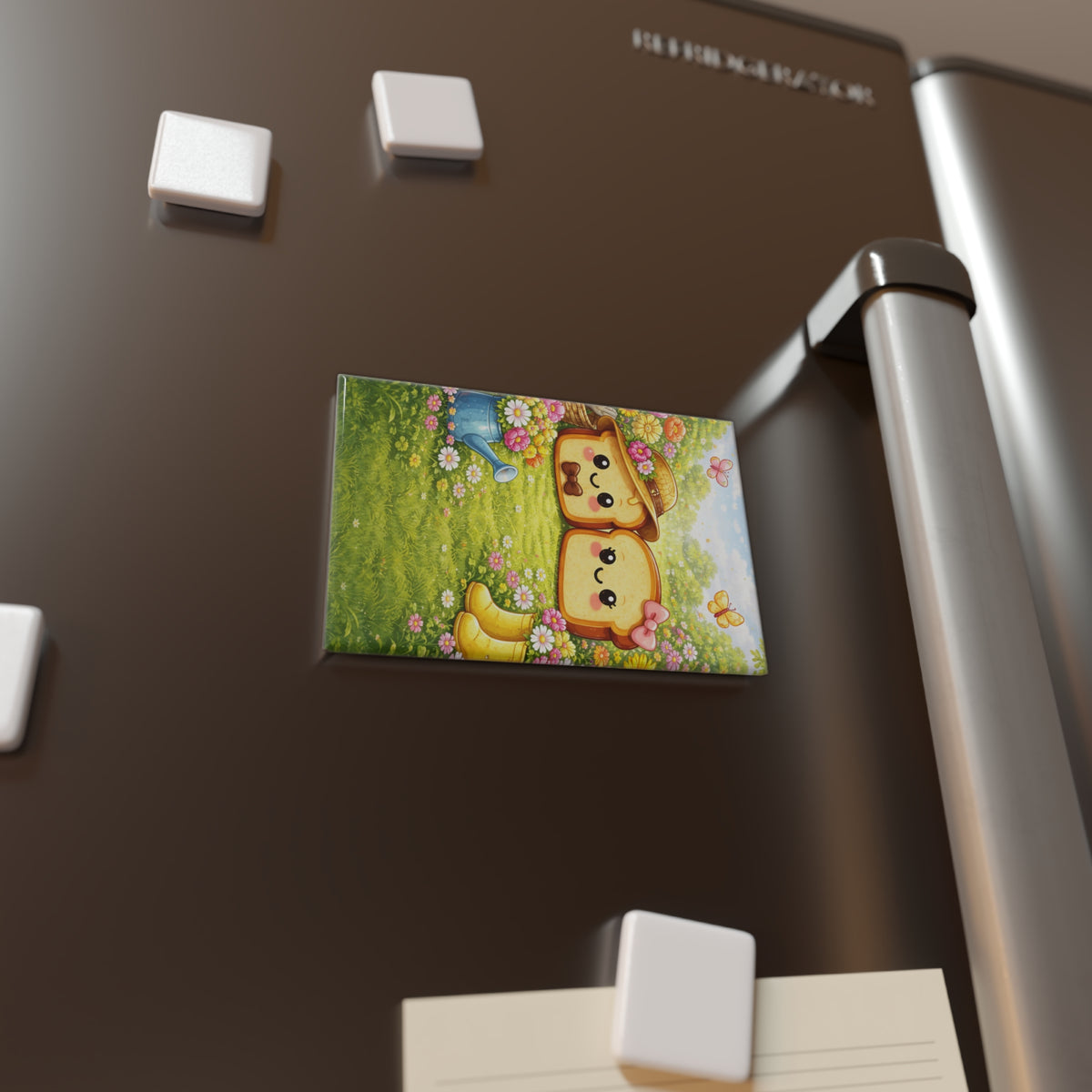 May Toasty Couple Rectangle Magnet