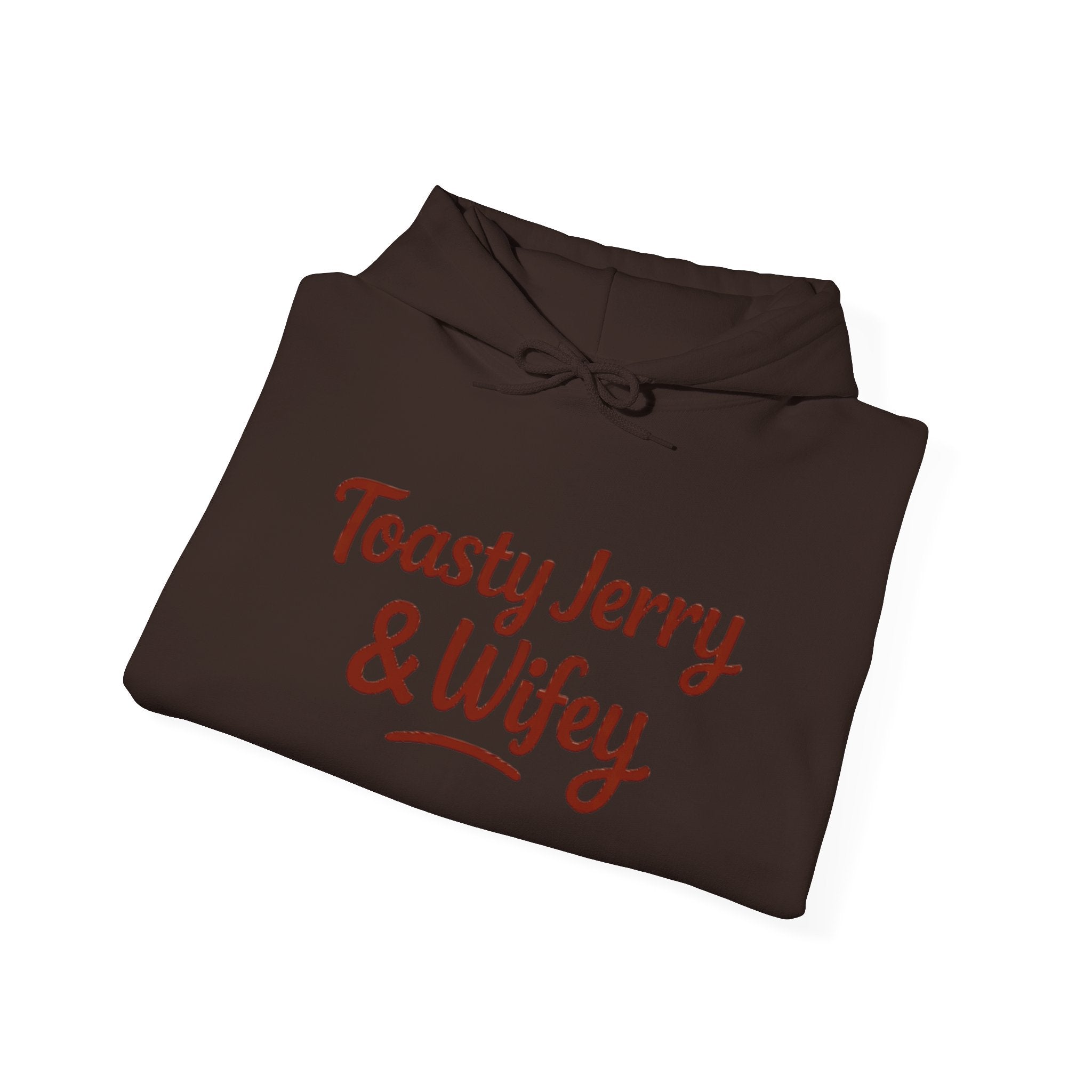 Lightweight Hoodie - ToastyJerry & Wifey Hoodie (Large text)