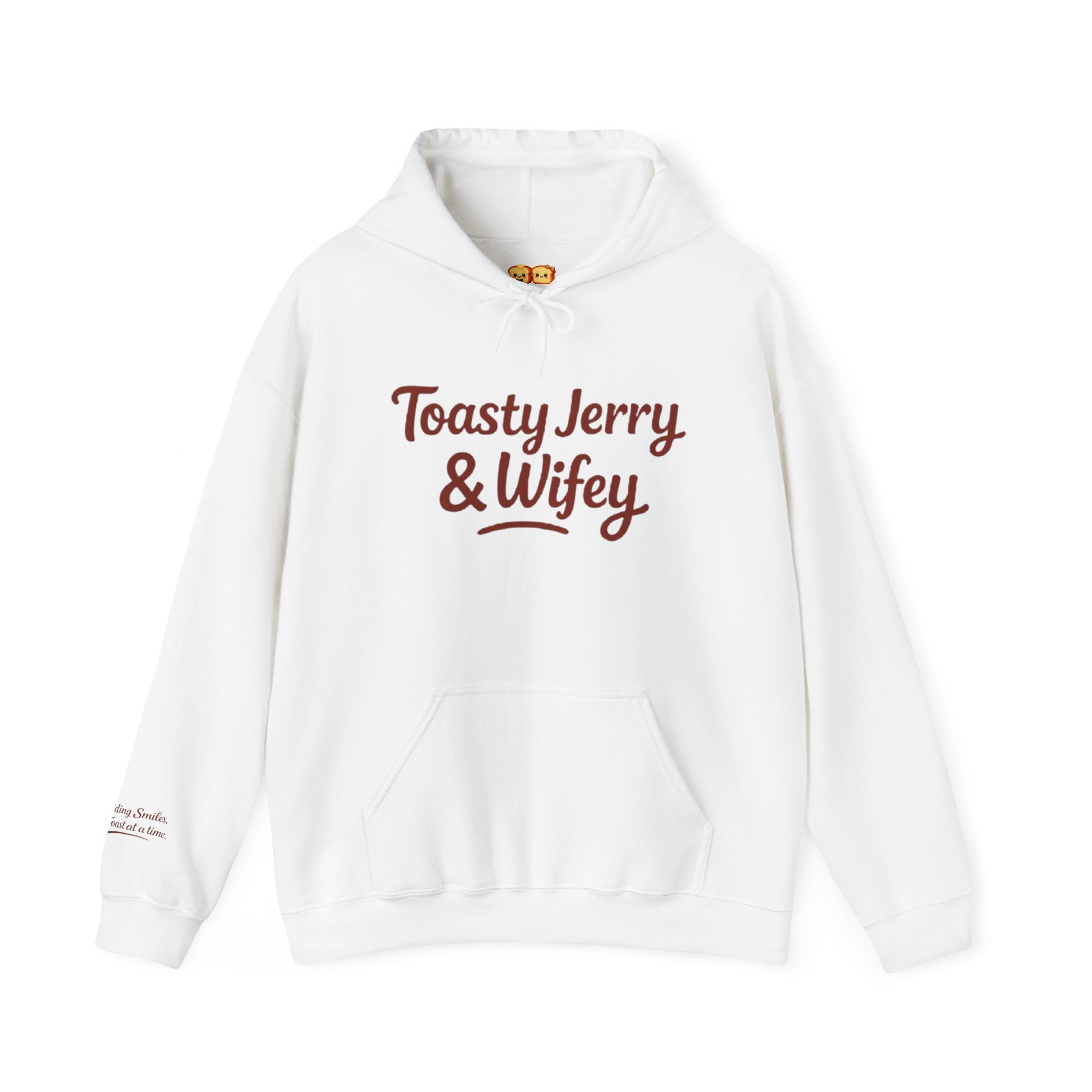 Lightweight Hoodie - ToastyJerry & Wifey Hoodie (Large text)