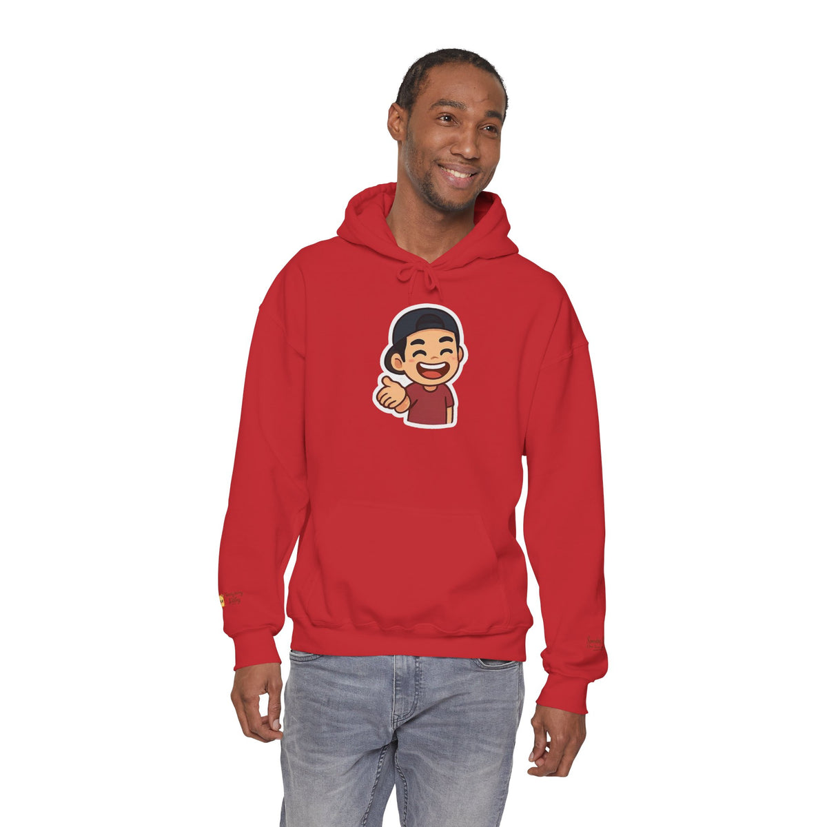 ToastyJerry Emoji Face - Graphic Hoodie