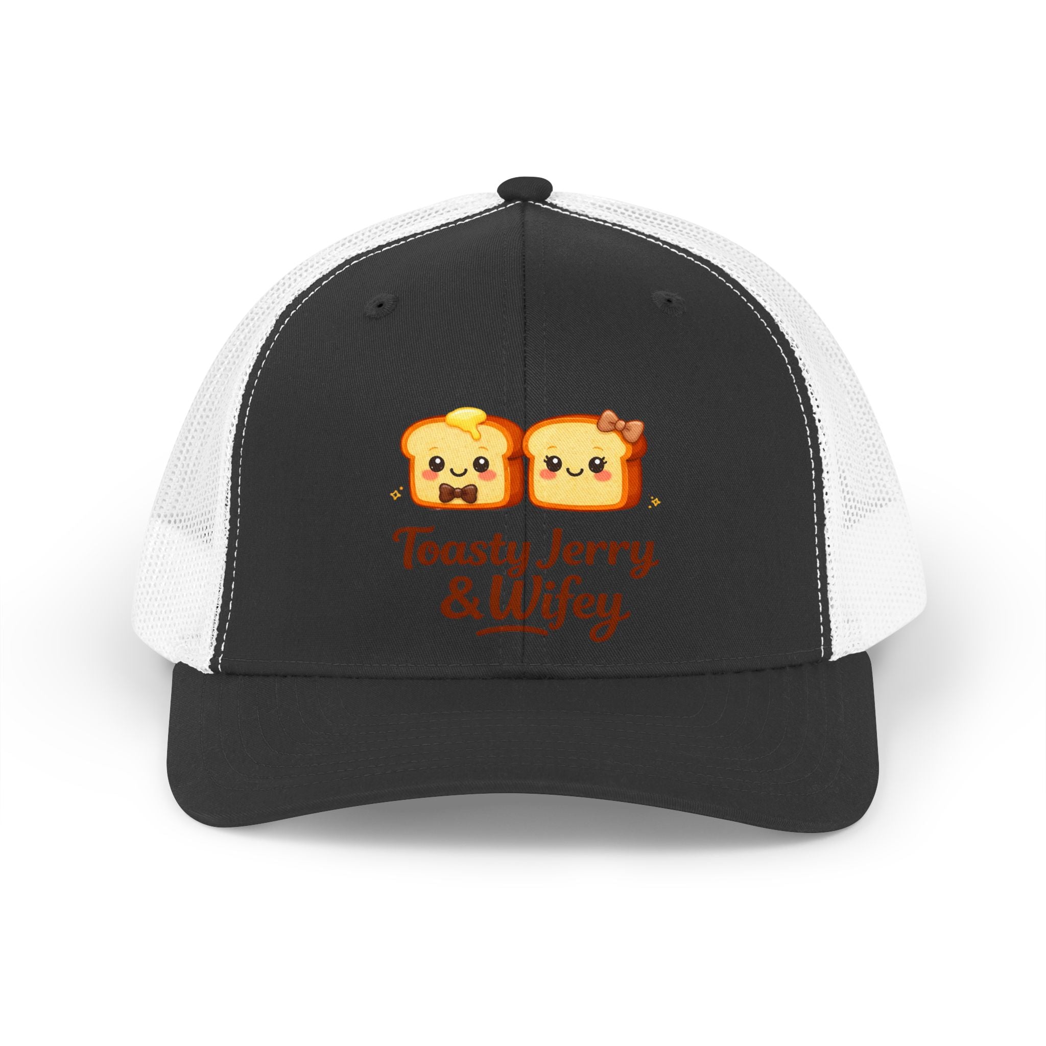 Toasty Jerry & Wifey Couple Retro Trucker Hat