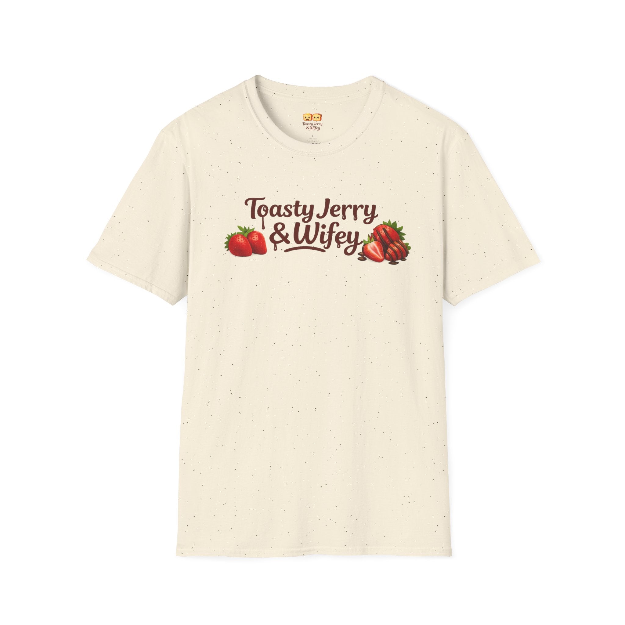 "Toasty Jerry & Wifey" Strawberry + Chocolate T-Shirt