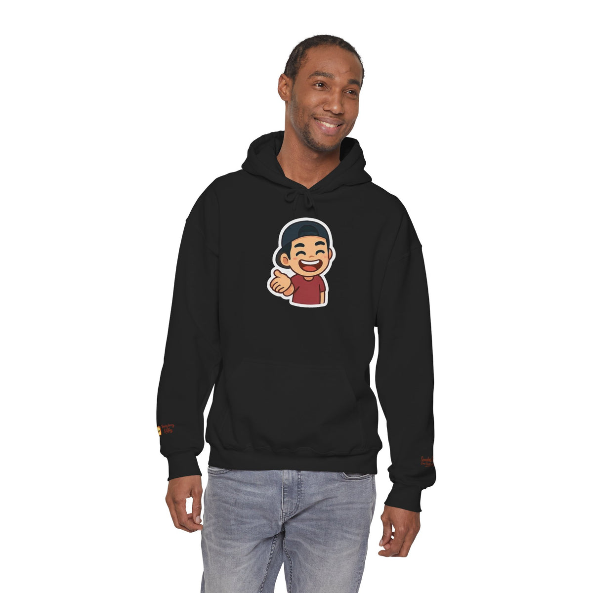 ToastyJerry Emoji Face - Graphic Hoodie