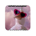 Seagull with Heart Sunglasses Kiss-Cut Sticker