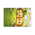 March Toasty Couple Rectangle Magnet