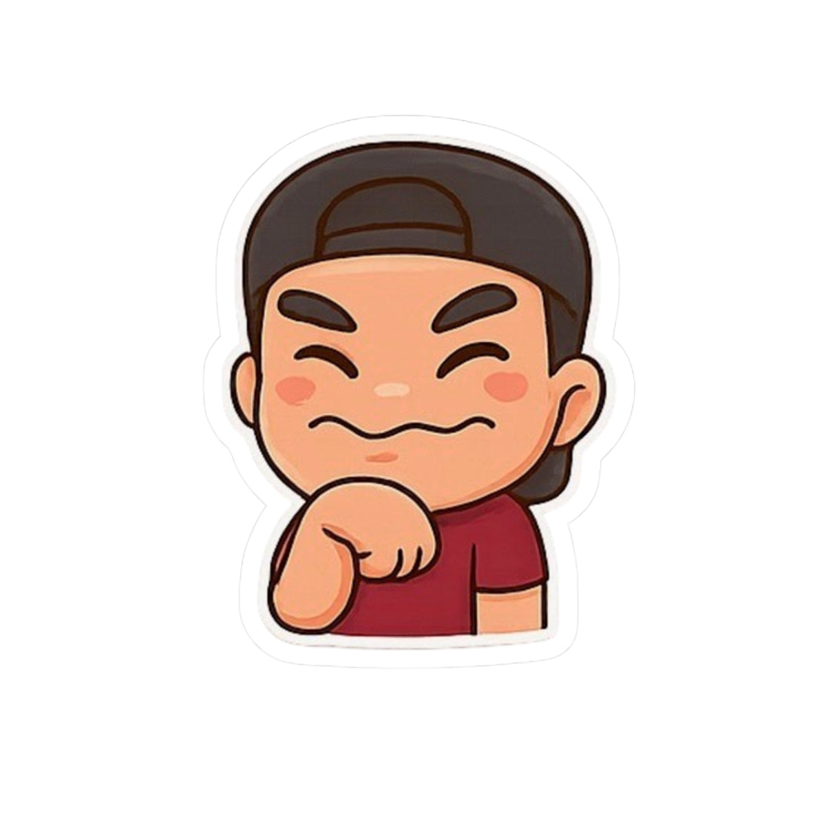 Ewww Emoji Sticker — Toasty Jerry Kiss-Cut Sticker