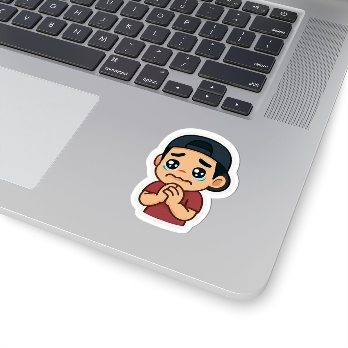 "Please" Emoji Sticker — Toasty Jerry Kiss-Cut Sticker