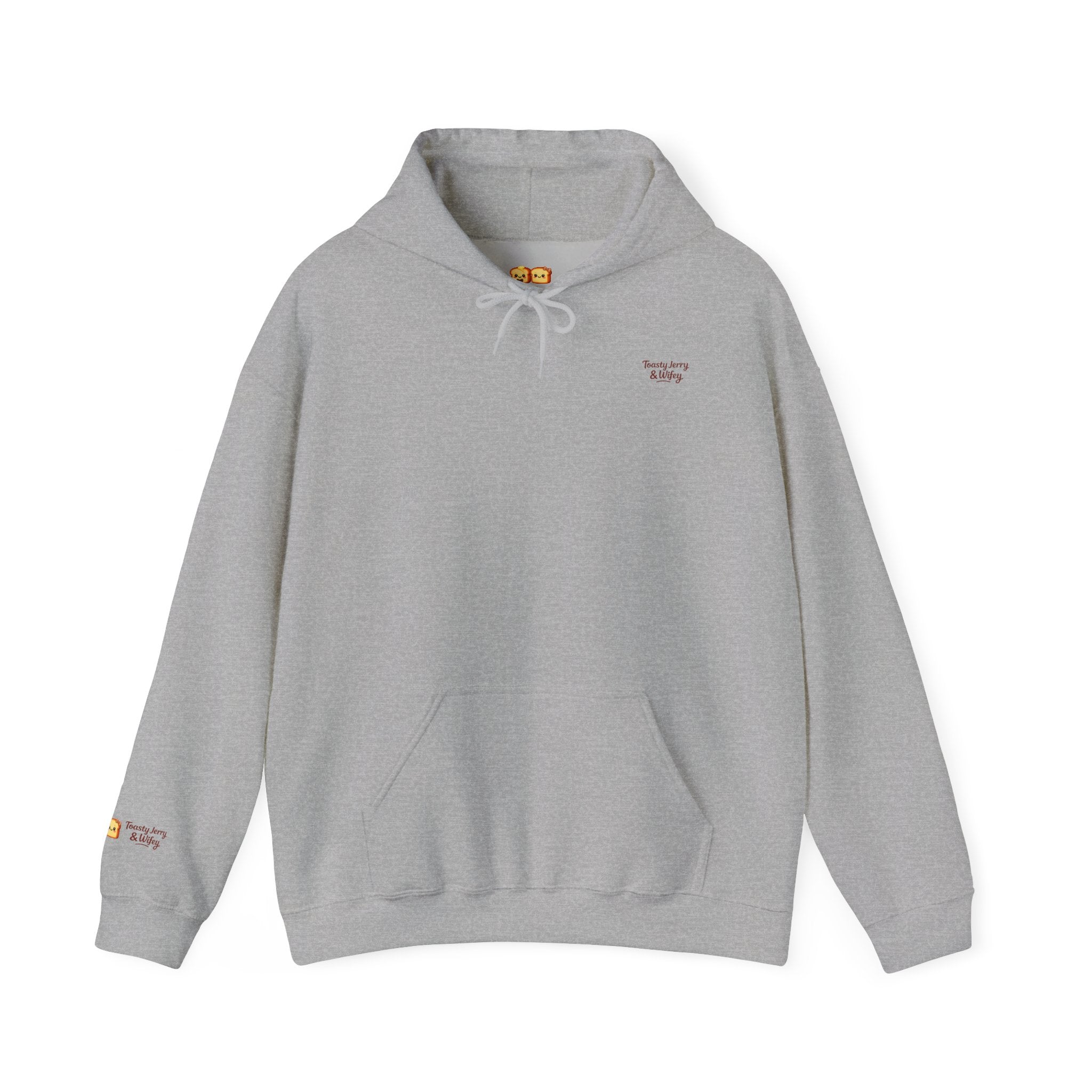 Lightweight Hoodie — "Spreading Smiles, One Toast at a Time." Graph Hoodie