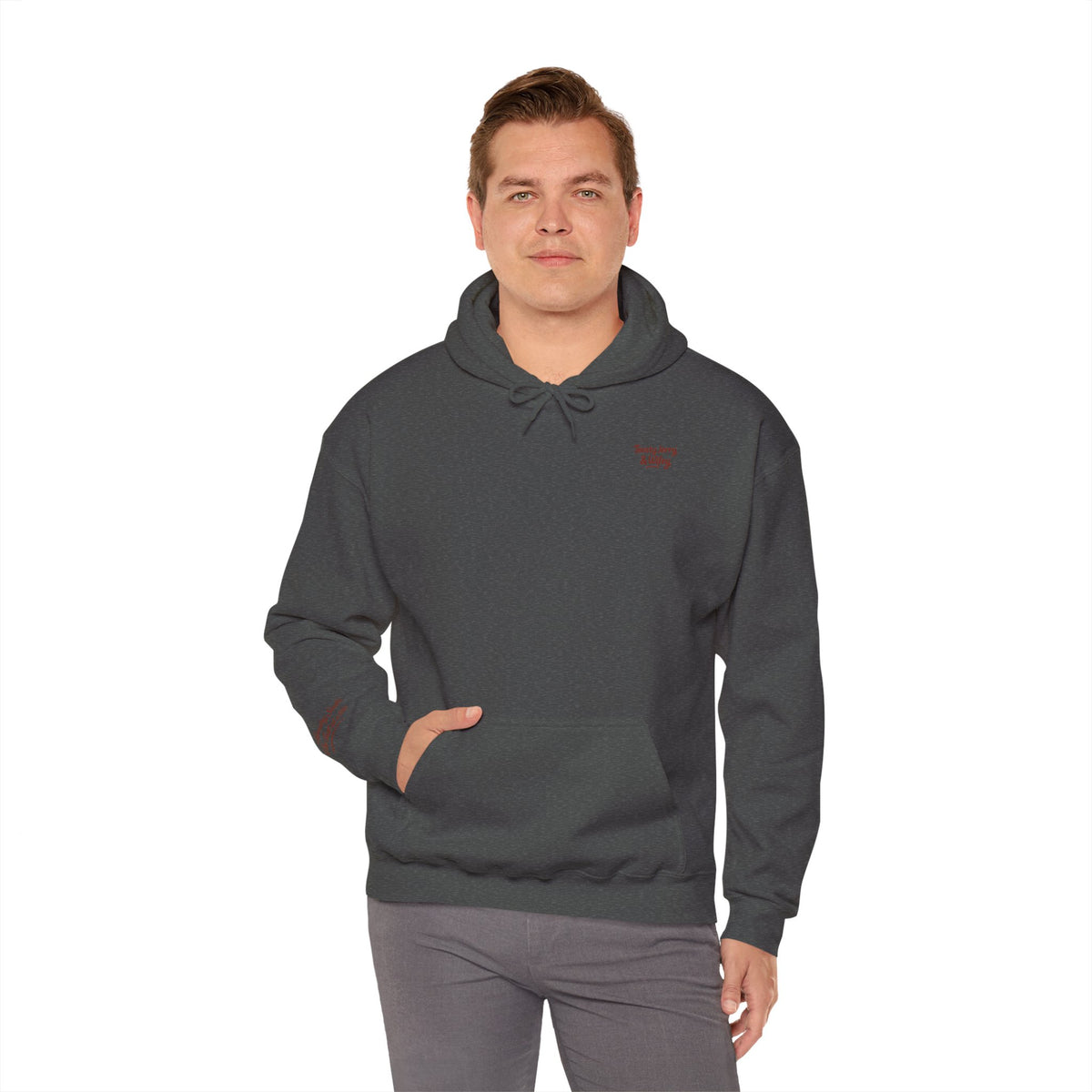 Lightweight Hoodie - ToastyJerry & Wifey Hoodie (Small Text Front)